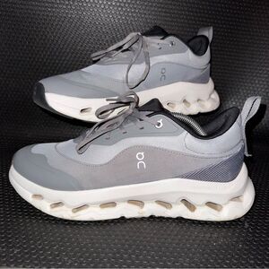On Running Men's Cloudnova Sneakers - Grey White Black